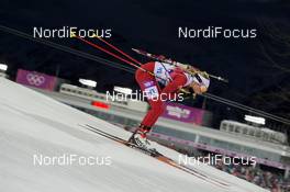 09.02.2014, Sochi, Russia (RUS): Elisa Gasparin (SUI) - XXII. Olympic Winter Games Sochi 2014, biathlon, sprint women, Sochi (RUS). www.nordicfocus.com. © NordicFocus. Every downloaded picture is fee-liable.