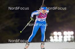 09.02.2014, Sochi, Russia (RUS): Dorothea Wierer (ITA) - XXII. Olympic Winter Games Sochi 2014, biathlon, sprint women, Sochi (RUS). www.nordicfocus.com. © NordicFocus. Every downloaded picture is fee-liable.