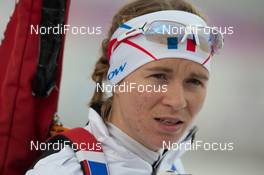 09.02.2014, Sochi, Russia (RUS): Anais Bescond (FRA) - XXII. Olympic Winter Games Sochi 2014, biathlon, sprint women, Sochi (RUS). www.nordicfocus.com. © NordicFocus. Every downloaded picture is fee-liable.