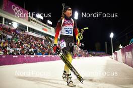 09.02.2014, Sochi, Russia (RUS): Franziska Preuss (GER) - XXII. Olympic Winter Games Sochi 2014, biathlon, sprint women, Sochi (RUS). www.nordicfocus.com. © NordicFocus. Every downloaded picture is fee-liable.