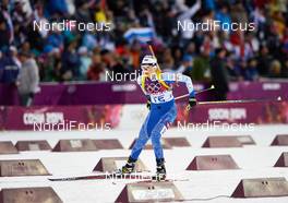 09.02.2014, Sochi, Russia (RUS): Grete Gaim (EST) - XXII. Olympic Winter Games Sochi 2014, biathlon, sprint women, Sochi (RUS). www.nordicfocus.com. © NordicFocus. Every downloaded picture is fee-liable.
