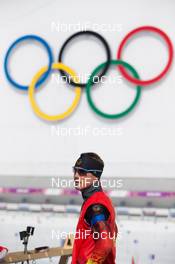 07.02.2014, Sochi, Russia (RUS): Simon Schempp (GER) - XXII. Olympic Winter Games Sochi 2014, biathlon, training, Sochi (RUS). www.nordicfocus.com. © NordicFocus. Every downloaded picture is fee-liable.