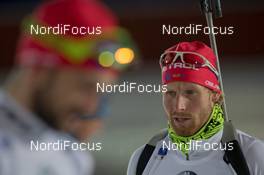 30.11.2014, Oestersund, Sweden (SWE):  Klemen Bauer (SLO) - IBU world cup biathlon, relay mixed, Oestersund (SWE). www.nordicfocus.com. © Manzoni/NordicFocus. Every downloaded picture is fee-liable.