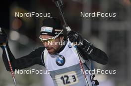 30.11.2014, Oestersund, Sweden (SWE):  Benjamin Weger (SUI) - IBU world cup biathlon, relay mixed, Oestersund (SWE). www.nordicfocus.com. © Manzoni/NordicFocus. Every downloaded picture is fee-liable.