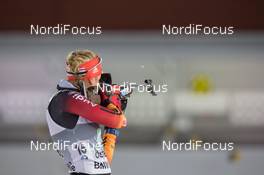 30.11.2014, Oestersund, Sweden (SWE):  Franziska Preuss (GER) - IBU world cup biathlon, relay mixed, Oestersund (SWE). www.nordicfocus.com. © Manzoni/NordicFocus. Every downloaded picture is fee-liable.