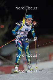 30.11.2014, Oestersund, Sweden (SWE):  Elisabeth Hoegberg (SWE) - IBU world cup biathlon, relay mixed, Oestersund (SWE). www.nordicfocus.com. © Manzoni/NordicFocus. Every downloaded picture is fee-liable.