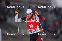 07.12.2014, Oestersund, Sweden (SWE):  Simon Eder (AUT) - IBU world cup biathlon, pursuit men, Oestersund (SWE). www.nordicfocus.com. © Manzoni/NordicFocus. Every downloaded picture is fee-liable.