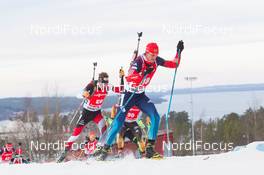 07.12.2014, Oestersund, Sweden (SWE):  Aleksandr Pechenkin (RUS) - IBU world cup biathlon, pursuit men, Oestersund (SWE). www.nordicfocus.com. © Manzoni/NordicFocus. Every downloaded picture is fee-liable.