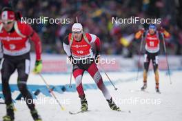 07.12.2014, Oestersund, Sweden (SWE):  Simon Eder (AUT) - IBU world cup biathlon, pursuit men, Oestersund (SWE). www.nordicfocus.com. © Manzoni/NordicFocus. Every downloaded picture is fee-liable.