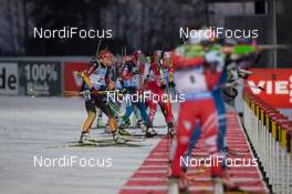 07.12.2014, Oestersund, Sweden (SWE): Franziska Preuss (GER) - IBU world cup biathlon, pursuit women, Oestersund (SWE). www.nordicfocus.com. © Manzoni/NordicFocus. Every downloaded picture is fee-liable.