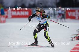 07.12.2014, Oestersund, Sweden (SWE): Anais Bescond (FRA) - IBU world cup biathlon, pursuit women, Oestersund (SWE). www.nordicfocus.com. © Manzoni/NordicFocus. Every downloaded picture is fee-liable.