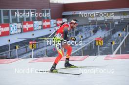 06.12.2014, Oestersund, Sweden (SWE):  Michael Roesch (BEL) - IBU world cup biathlon, sprint men, Oestersund (SWE). www.nordicfocus.com. © Manzoni/NordicFocus. Every downloaded picture is fee-liable.