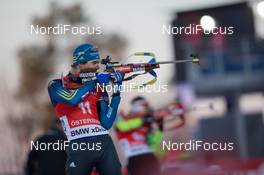 06.12.2014, Oestersund, Sweden (SWE):  Fredrik Lindstroem (SWE) - IBU world cup biathlon, sprint men, Oestersund (SWE). www.nordicfocus.com. © Manzoni/NordicFocus. Every downloaded picture is fee-liable.