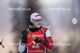 06.12.2014, Oestersund, Sweden (SWE):  Dominik Landertinger (AUT) - IBU world cup biathlon, sprint men, Oestersund (SWE). www.nordicfocus.com. © Manzoni/NordicFocus. Every downloaded picture is fee-liable.