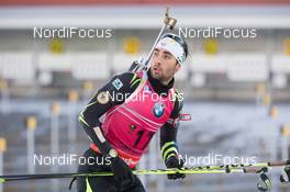 06.12.2014, Oestersund, Sweden (SWE):  Martin Fourcade (FRA) - IBU world cup biathlon, sprint men, Oestersund (SWE). www.nordicfocus.com. © Manzoni/NordicFocus. Every downloaded picture is fee-liable.