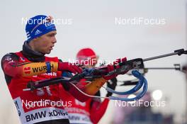 06.12.2014, Oestersund, Sweden (SWE):  Simon Schempp (GER) - IBU world cup biathlon, sprint men, Oestersund (SWE). www.nordicfocus.com. © Manzoni/NordicFocus. Every downloaded picture is fee-liable.