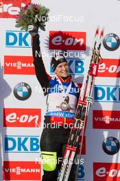 14.12.2014, Hochfilzen, Austria (AUT): Anais Bescond (FRA) - IBU world cup biathlon, pursuit women, Hochfilzen (AUT). www.nordicfocus.com. © Manzoni/NordicFocus. Every downloaded picture is fee-liable.