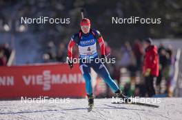 14.12.2014, Hochfilzen, Austria (AUT): Olga Podchufarova (RUS) - IBU world cup biathlon, pursuit women, Hochfilzen (AUT). www.nordicfocus.com. © Manzoni/NordicFocus. Every downloaded picture is fee-liable.