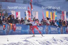 14.12.2014, Hochfilzen, Austria (AUT): Karin Oberhofer (ITA) - IBU world cup biathlon, pursuit women, Hochfilzen (AUT). www.nordicfocus.com. © Manzoni/NordicFocus. Every downloaded picture is fee-liable.