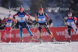 14.12.2014, Hochfilzen, Austria (AUT): Franziska Preuss (GER) - IBU world cup biathlon, pursuit women, Hochfilzen (AUT). www.nordicfocus.com. © Manzoni/NordicFocus. Every downloaded picture is fee-liable.