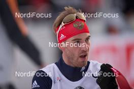 13.12.2014, Hochfilzen, Austria (AUT): Dmitry Malyshko (RUS) - IBU world cup biathlon, relay men, Hochfilzen (AUT). www.nordicfocus.com. © Manzoni/NordicFocus. Every downloaded picture is fee-liable.