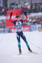13.12.2014, Hochfilzen, Austria (AUT): Anton Shipulin (RUS) - IBU world cup biathlon, relay men, Hochfilzen (AUT). www.nordicfocus.com. © Manzoni/NordicFocus. Every downloaded picture is fee-liable.