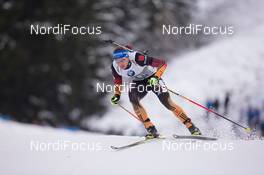13.12.2014, Hochfilzen, Austria (AUT): Andreas Birnbacher  (GER) - IBU world cup biathlon, relay men, Hochfilzen (AUT). www.nordicfocus.com. © Manzoni/NordicFocus. Every downloaded picture is fee-liable.