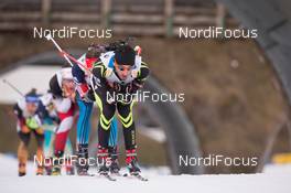 13.12.2014, Hochfilzen, Austria (AUT): Jean Guillaume Beatrix (FRA) - IBU world cup biathlon, relay men, Hochfilzen (AUT). www.nordicfocus.com. © Manzoni/NordicFocus. Every downloaded picture is fee-liable.
