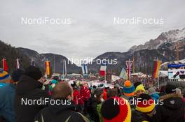 13.12.2014, Hochfilzen, Austria (AUT): Event Feature: Stadium overview - IBU world cup biathlon, relay women, Hochfilzen (AUT). www.nordicfocus.com. © Manzoni/NordicFocus. Every downloaded picture is fee-liable.