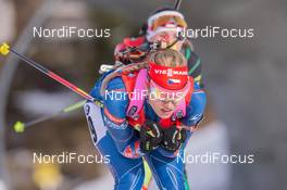 13.12.2014, Hochfilzen, Austria (AUT): Gabriela Soukalova (CZE) - IBU world cup biathlon, relay women, Hochfilzen (AUT). www.nordicfocus.com. © Manzoni/NordicFocus. Every downloaded picture is fee-liable.