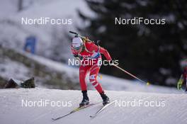 13.12.2014, Hochfilzen, Austria (AUT): Nicole Gontier (ITA) - IBU world cup biathlon, relay women, Hochfilzen (AUT). www.nordicfocus.com. © Manzoni/NordicFocus. Every downloaded picture is fee-liable.
