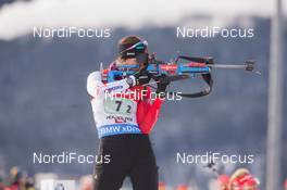 13.12.2014, Hochfilzen, Austria (AUT): Rosanna Crawford (CAN) - IBU world cup biathlon, relay women, Hochfilzen (AUT). www.nordicfocus.com. © Manzoni/NordicFocus. Every downloaded picture is fee-liable.