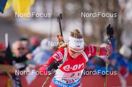 13.12.2014, Hochfilzen, Austria (AUT): Elise Ringen (NOR) - IBU world cup biathlon, relay women, Hochfilzen (AUT). www.nordicfocus.com. © Manzoni/NordicFocus. Every downloaded picture is fee-liable.