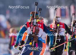 13.12.2014, Hochfilzen, Austria (AUT): Elisabeth Hoegberg (SWE) - IBU world cup biathlon, relay women, Hochfilzen (AUT). www.nordicfocus.com. © Manzoni/NordicFocus. Every downloaded picture is fee-liable.