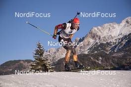 12.12.2014, Hochfilzen, Austria (AUT): Arnd Peiffer (GER) - IBU world cup biathlon, sprint men, Hochfilzen (AUT). www.nordicfocus.com. © Manzoni/NordicFocus. Every downloaded picture is fee-liable.