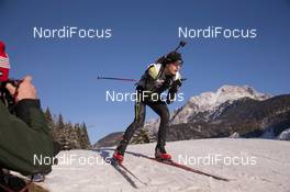 12.12.2014, Hochfilzen, Austria (AUT): Rolands Puzulis (LAT) - IBU world cup biathlon, sprint men, Hochfilzen (AUT). www.nordicfocus.com. © Manzoni/NordicFocus. Every downloaded picture is fee-liable.