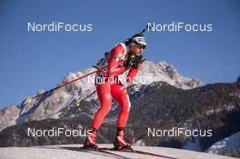 12.12.2014, Hochfilzen, Austria (AUT): Dominik Windisch (ITA) - IBU world cup biathlon, sprint men, Hochfilzen (AUT). www.nordicfocus.com. © Manzoni/NordicFocus. Every downloaded picture is fee-liable.
