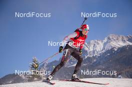 12.12.2014, Hochfilzen, Austria (AUT): Zina Kocher (CAN) - IBU world cup biathlon, sprint women, Hochfilzen (AUT). www.nordicfocus.com. © Manzoni/NordicFocus. Every downloaded picture is fee-liable.