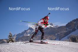 12.12.2014, Hochfilzen, Austria (AUT): Audrey Vaillancourt (CAN) - IBU world cup biathlon, sprint women, Hochfilzen (AUT). www.nordicfocus.com. © Manzoni/NordicFocus. Every downloaded picture is fee-liable.