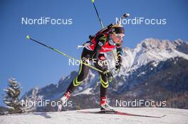 12.12.2014, Hochfilzen, Austria (AUT): Coline Varcin (FRA) - IBU world cup biathlon, sprint women, Hochfilzen (AUT). www.nordicfocus.com. © Manzoni/NordicFocus. Every downloaded picture is fee-liable.