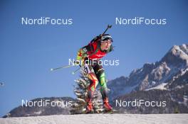 12.12.2014, Hochfilzen, Austria (AUT): Nastassia Dubarezava  (BLR) - IBU world cup biathlon, sprint women, Hochfilzen (AUT). www.nordicfocus.com. © Manzoni/NordicFocus. Every downloaded picture is fee-liable.