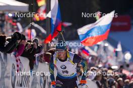 21.12.2014, Pokljuka, Slovenia (SLO): Fredrik Lindstroem (SWE) - IBU world cup biathlon, mass men, Pokljuka (SLO). www.nordicfocus.com. © Manzoni/NordicFocus. Every downloaded picture is fee-liable.
