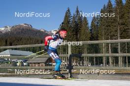 21.12.2014, Pokljuka, Slovenia (SLO): Evgeniy Garanichev (RUS) - IBU world cup biathlon, mass men, Pokljuka (SLO). www.nordicfocus.com. © Manzoni/NordicFocus. Every downloaded picture is fee-liable.