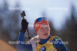 21.12.2014, Pokljuka, Slovenia (SLO): Kaisa Maekaeraeinen (FIN) - IBU world cup biathlon, mass women, Pokljuka (SLO). www.nordicfocus.com. © Manzoni/NordicFocus. Every downloaded picture is fee-liable.