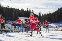 21.12.2014, Pokljuka, Slovenia (SLO): Fanny Welle-Strand Horn (NOR) - IBU world cup biathlon, mass women, Pokljuka (SLO). www.nordicfocus.com. © Manzoni/NordicFocus. Every downloaded picture is fee-liable.