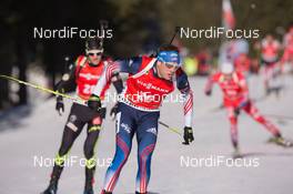 20.12.2014, Pokljuka, Slovenia (SLO): Tim Burke (USA) - IBU world cup biathlon, pursuit men, Pokljuka (SLO). www.nordicfocus.com. © Manzoni/NordicFocus. Every downloaded picture is fee-liable.