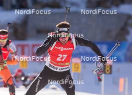 20.12.2014, Pokljuka, Slovenia (SLO): Benjamin Weger (SUI) - IBU world cup biathlon, pursuit men, Pokljuka (SLO). www.nordicfocus.com. © Manzoni/NordicFocus. Every downloaded picture is fee-liable.