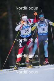 19.12.2014, Pokljuka, Slovenia (SLO): David Komatz (AUT) - IBU world cup biathlon, sprint men, Pokljuka (SLO). www.nordicfocus.com. © Manzoni/NordicFocus. Every downloaded picture is fee-liable.