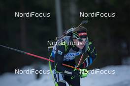 19.12.2014, Pokljuka, Slovenia (SLO): Florent Claude (FRA) - IBU world cup biathlon, sprint men, Pokljuka (SLO). www.nordicfocus.com. © Manzoni/NordicFocus. Every downloaded picture is fee-liable.
