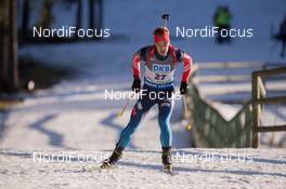 19.12.2014, Pokljuka, Slovenia (SLO): Dmitry Malyshko (RUS) - IBU world cup biathlon, sprint men, Pokljuka (SLO). www.nordicfocus.com. © Manzoni/NordicFocus. Every downloaded picture is fee-liable.